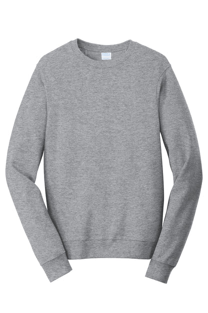 Port & Company Fan Favorite Fleece Crewneck Sweatshirt PC850 in Athletic Heather