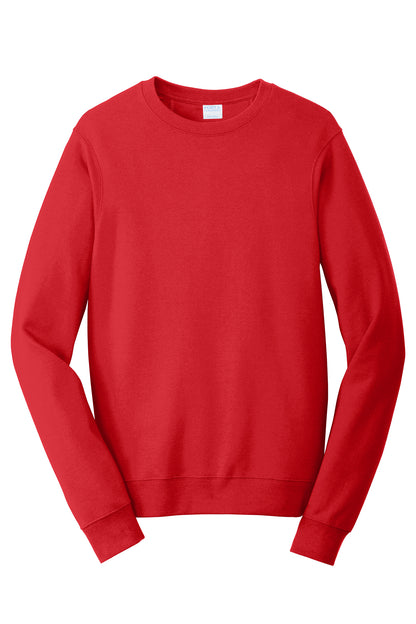 Port & Company Fan Favorite Fleece Crewneck Sweatshirt PC850 in Bright Red