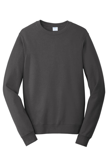 Port & Company Fan Favorite Fleece Crewneck Sweatshirt PC850 in Charcoal