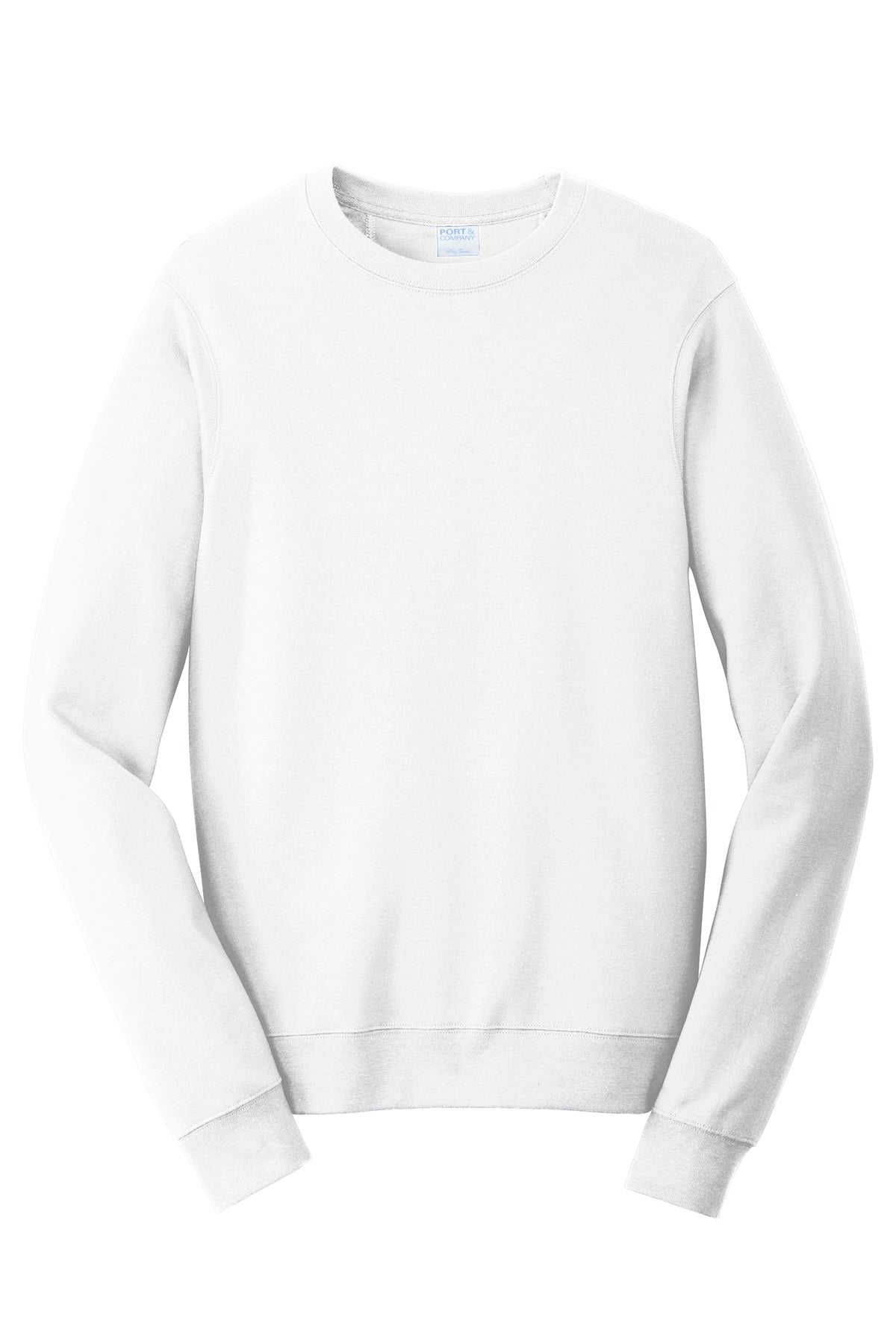 Port & Company Fan Favorite Fleece Crewneck Sweatshirt PC850 in White
