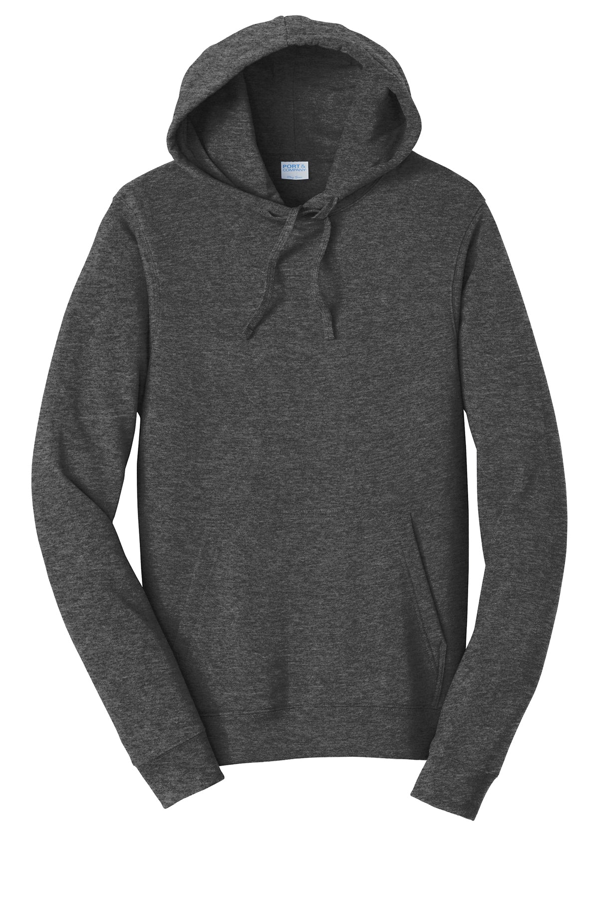 Port & Company Fan Favorite Fleece Pullover Hooded Sweatshirt PC850H in Dark Heather Grey