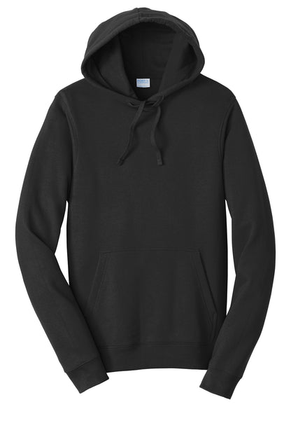 Port & Company Fan Favorite Fleece Pullover Hooded Sweatshirt PC850H in Jet Black