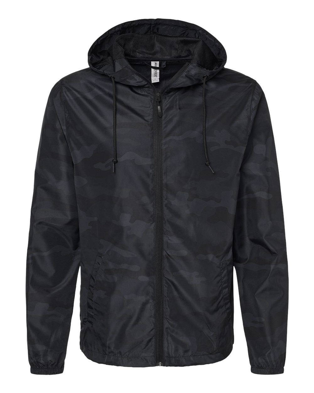 Independent Trading Co. EXP54LWZ Lightweight Windbreaker in Black Camo