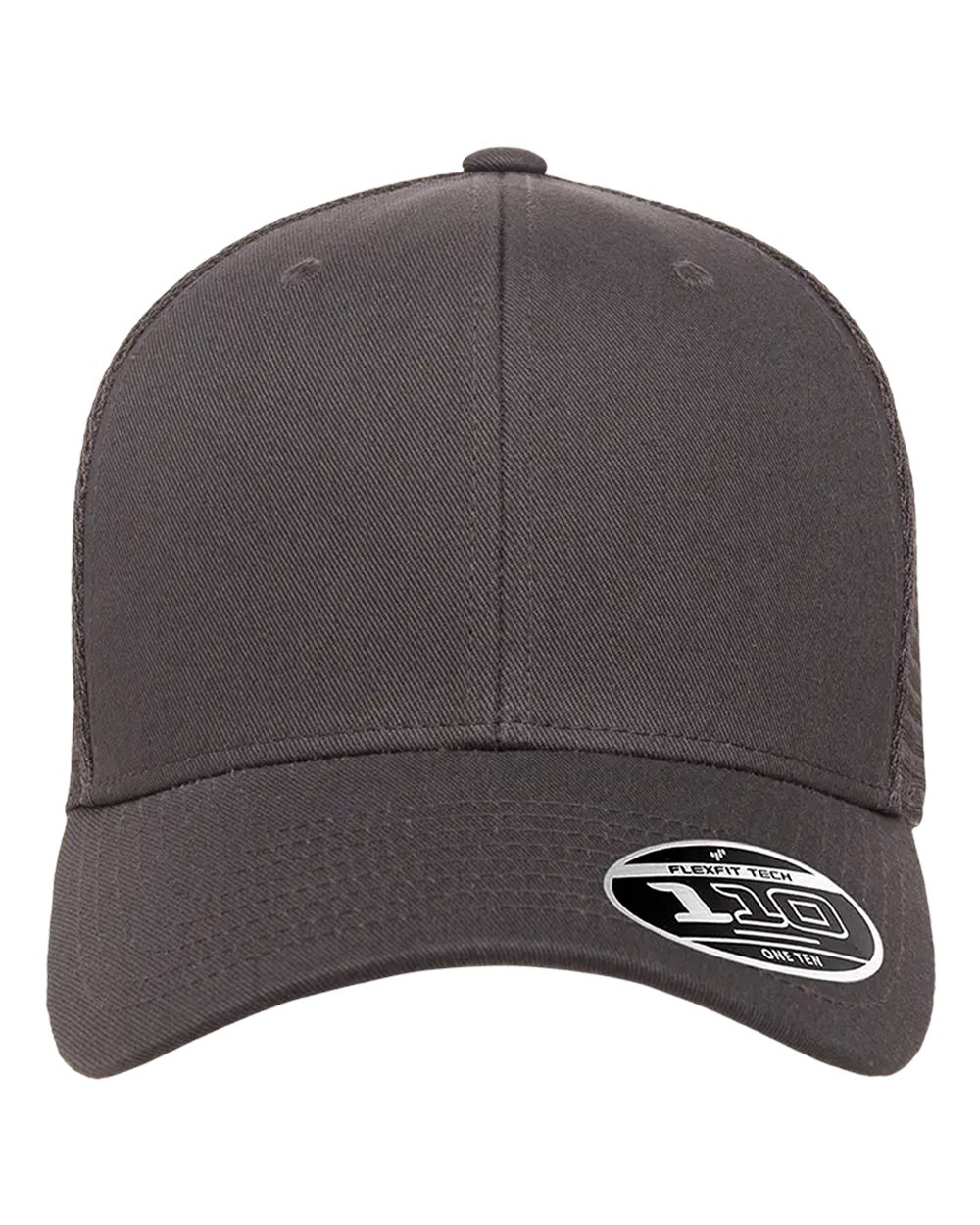 Flexfit 110M Mesh-Back Trucker Cap in Charcoal