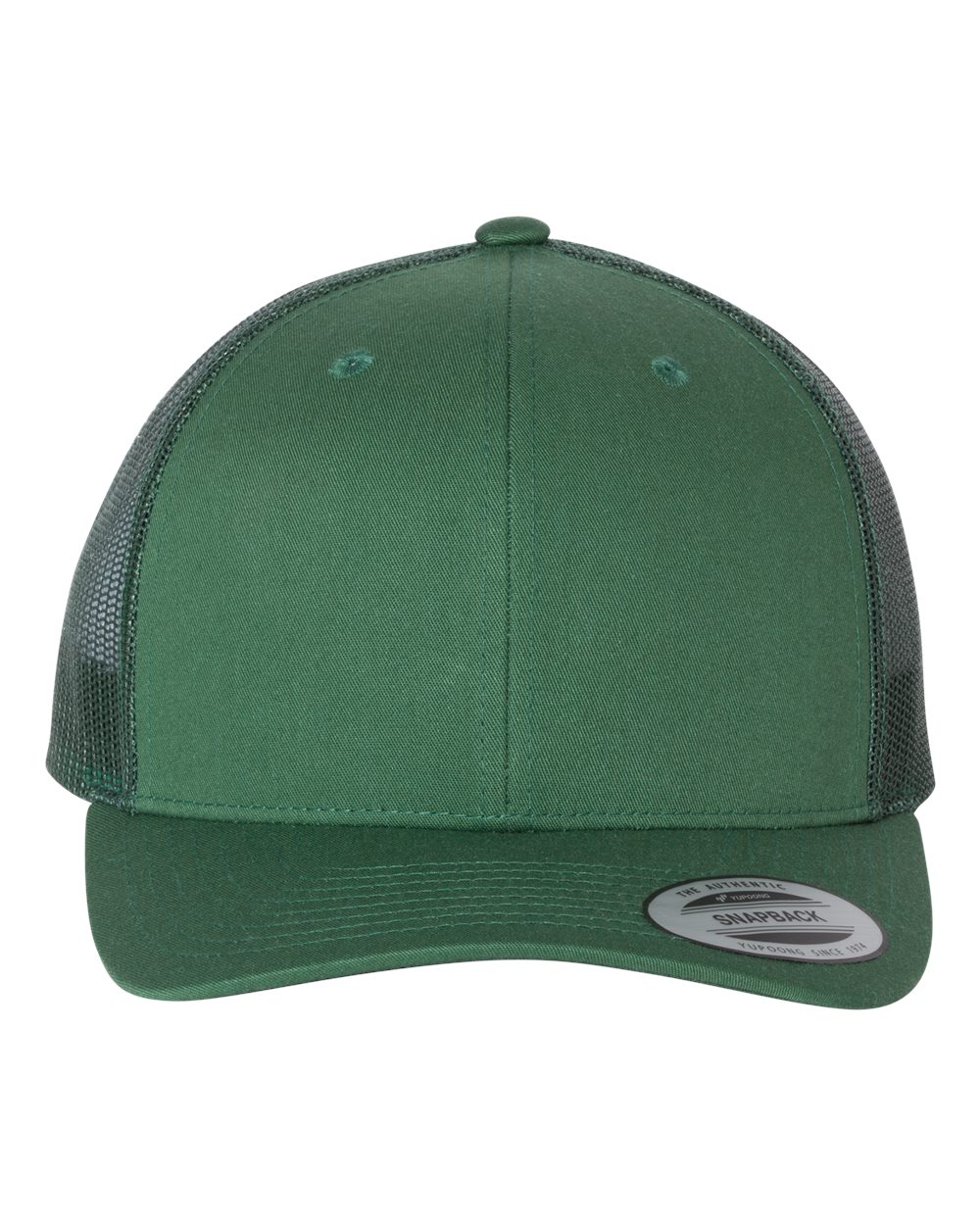 YP Classics 6606 Retro Trucker Cap in Evergreen