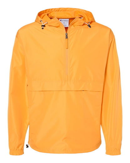 Champion Unisex Packable Anorak Jacket blank in Gold, style CO200