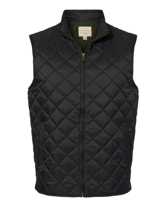 Weatherproof Men's Vintage Diamond Quilted Vest blank in Black, style 207359