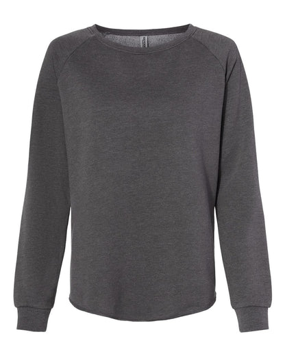 Independent Trading Co. PRM2000 Women's California Wave Wash Crewneck in Shadow