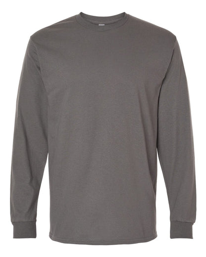 Gildan 5400 Heavy Cotton Long Sleeve T-Shirt in Charcoal