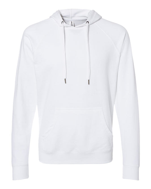 Independent Trading Co. SS1000 Icon Loopback Terry Hoodie in White
