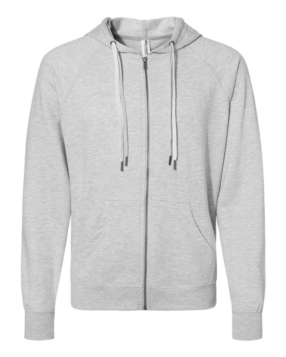 Independent Trading Co. SS1000Z Icon Loopback Terry Full-Zip Hoodie in Athletic Heather