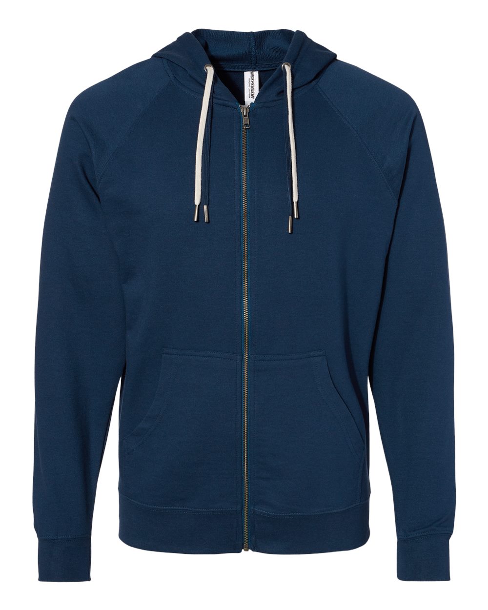 Independent Trading Co. SS1000Z Icon Loopback Terry Full-Zip Hoodie in Indigo