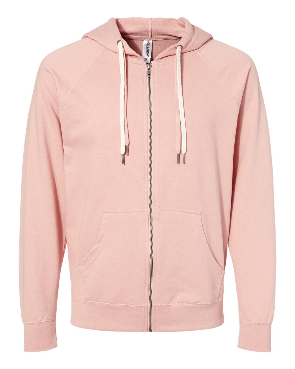 Independent Trading Co. SS1000Z Icon Loopback Terry Full-Zip Hoodie in Rose