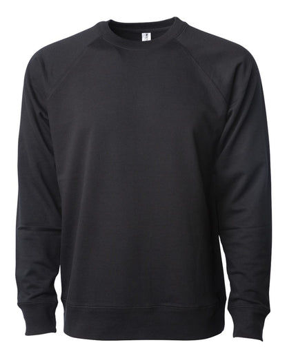 Independent Trading Co. SS1000C Icon Loopback Terry Crewneck in Black