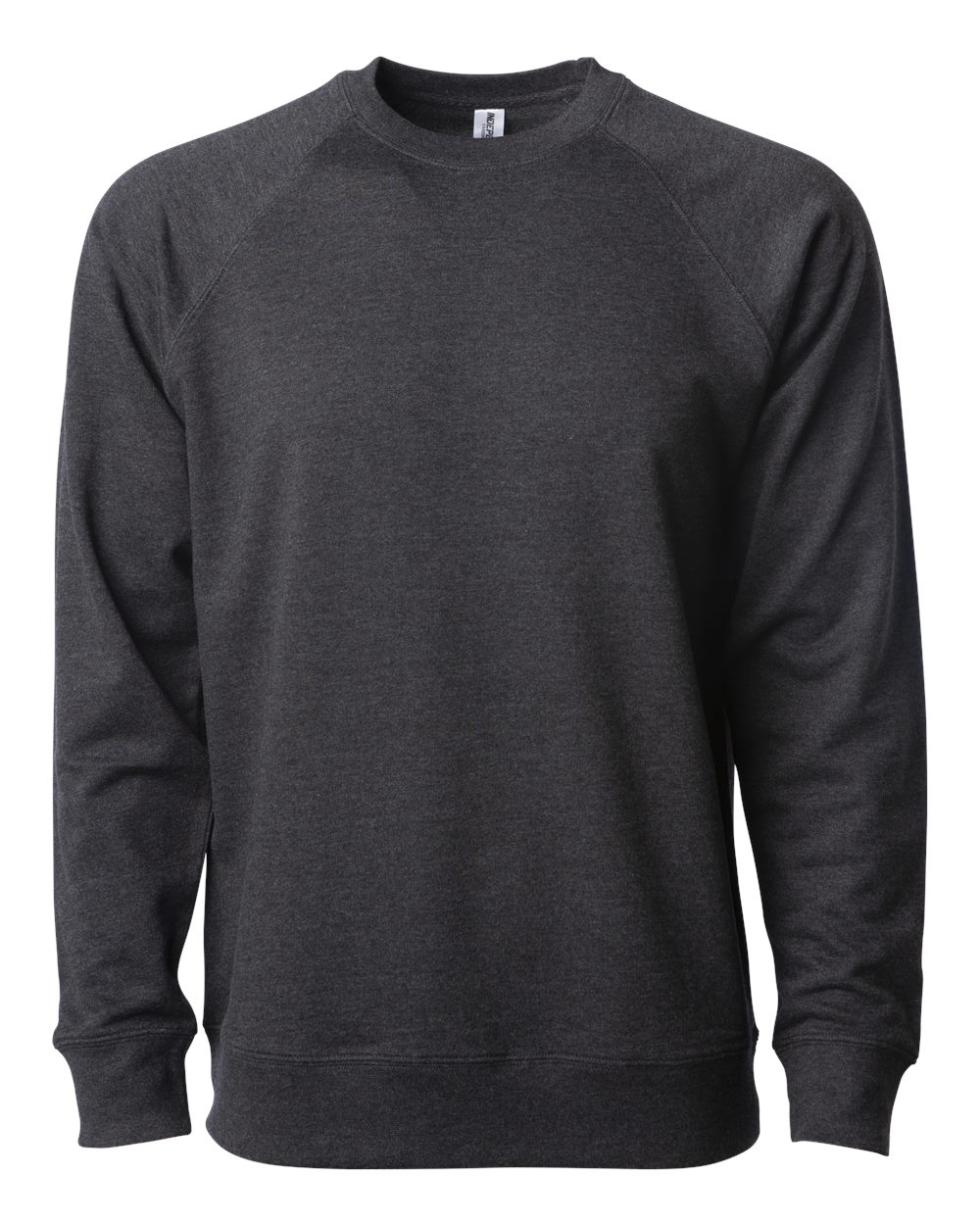 Independent Trading Co. SS1000C Icon Loopback Terry Crewneck in Charcoal Heather