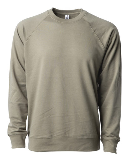 Independent Trading Co. SS1000C Icon Loopback Terry Crewneck in Olive
