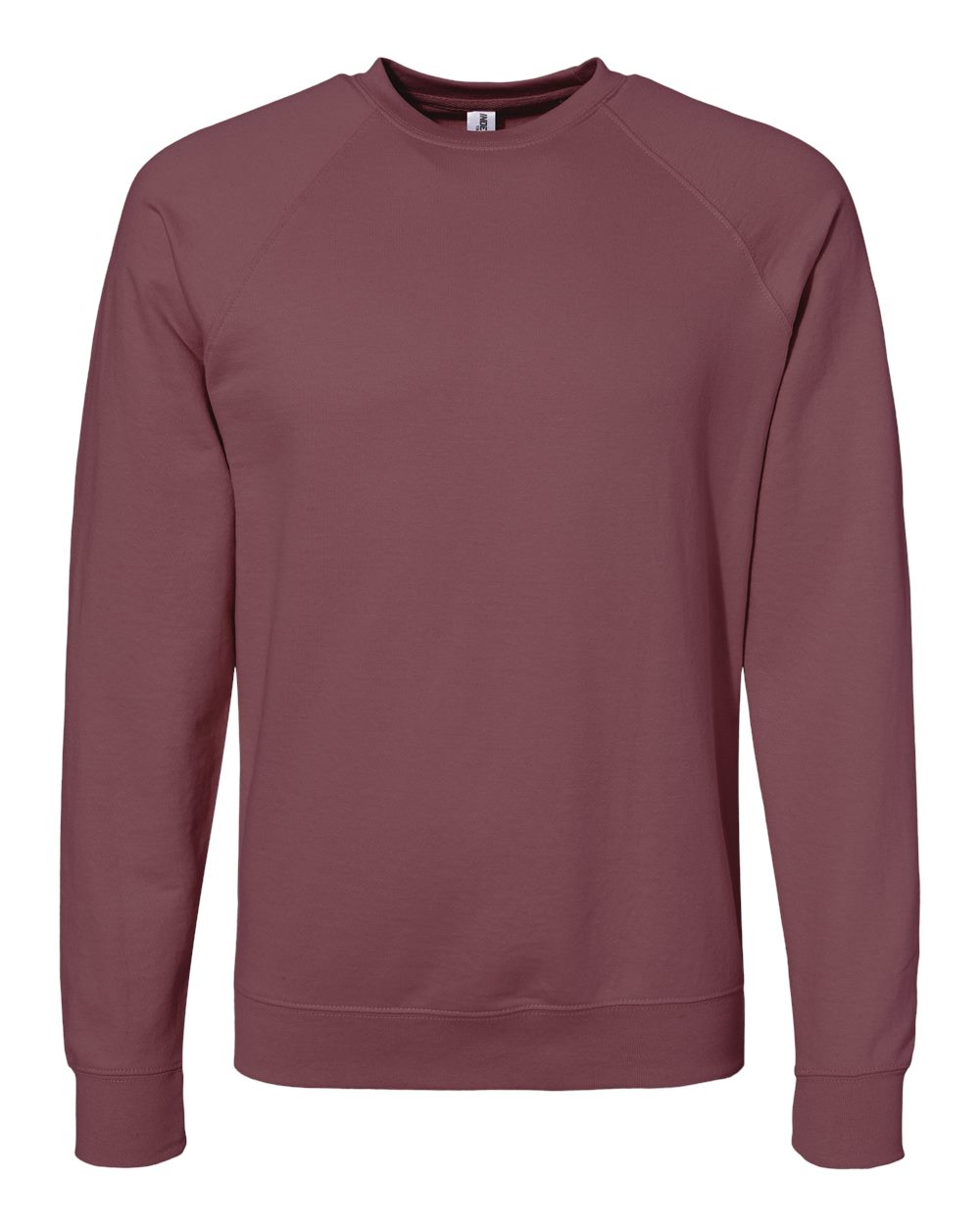Independent Trading Co. SS1000C Icon Loopback Terry Crewneck in Port