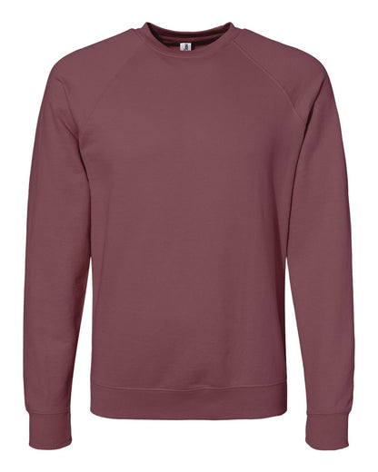 Independent Trading Co. SS1000C Icon Loopback Terry Crewneck in Port