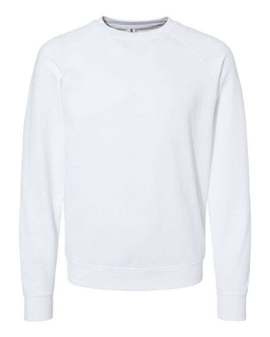 Independent Trading Co. SS1000C Icon Loopback Terry Crewneck in White
