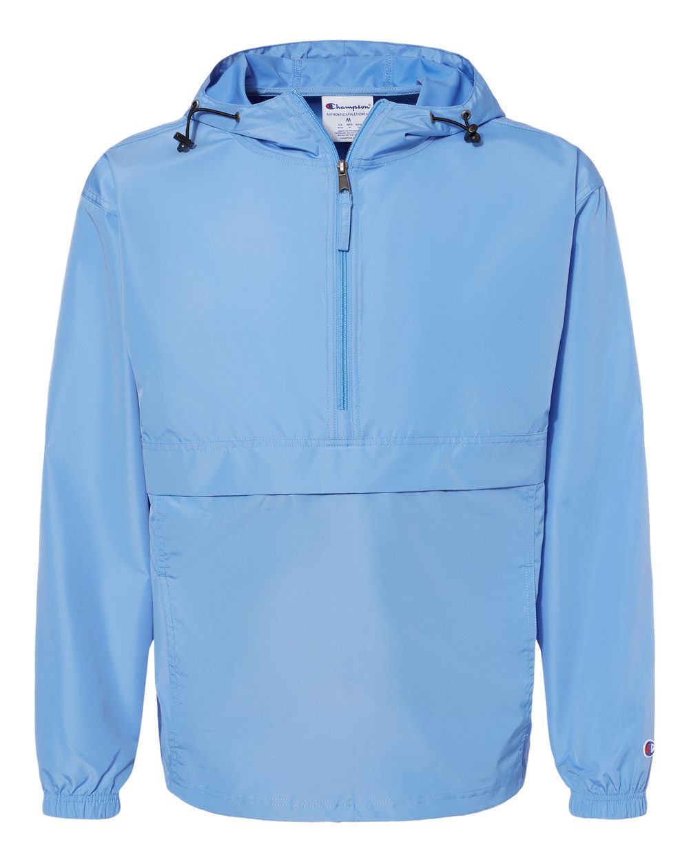 Champion Unisex Packable Anorak Jacket blank in Light Blue, style CO200