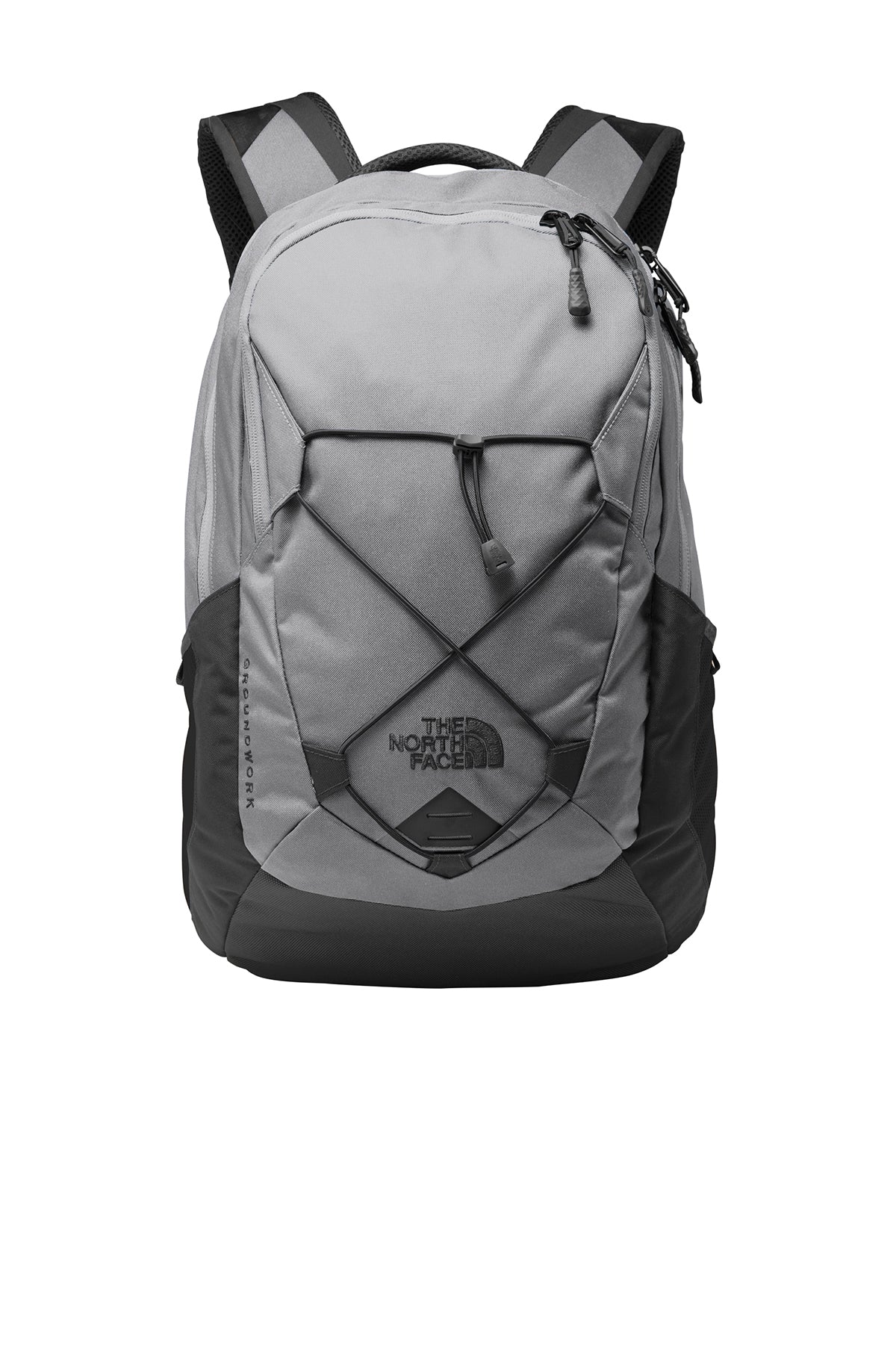 The North Face Groundwork Backpack in Mid Grey/ Asphalt Grey, style NF0A3KX6