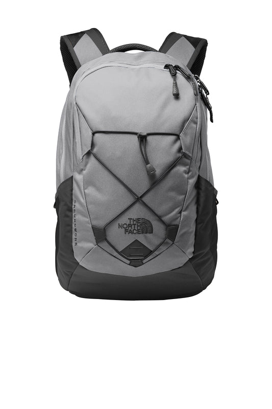 The North Face Groundwork Backpack in Mid Grey/ Asphalt Grey, style NF0A3KX6
