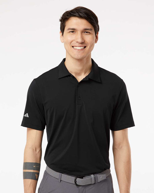 adidas Men's Ultimate365 Solid Polo in Black, style A514