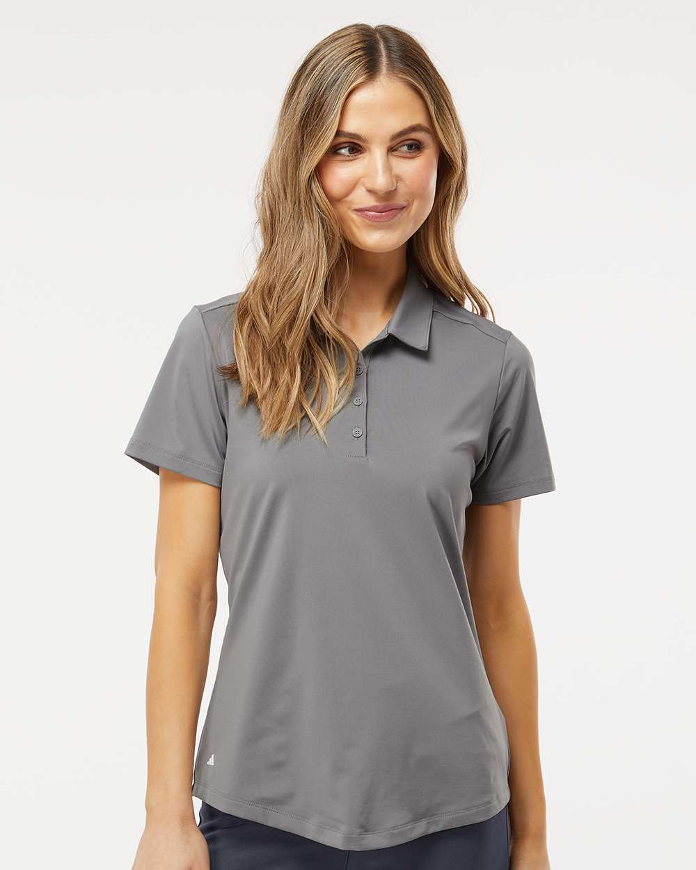 adidas Women's Ultimate365 Solid Polo in Grey Three, style A515