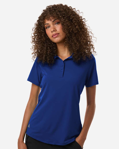 adidas Women's Ultimate365 Solid Polo in Team Royal Blue, style A515