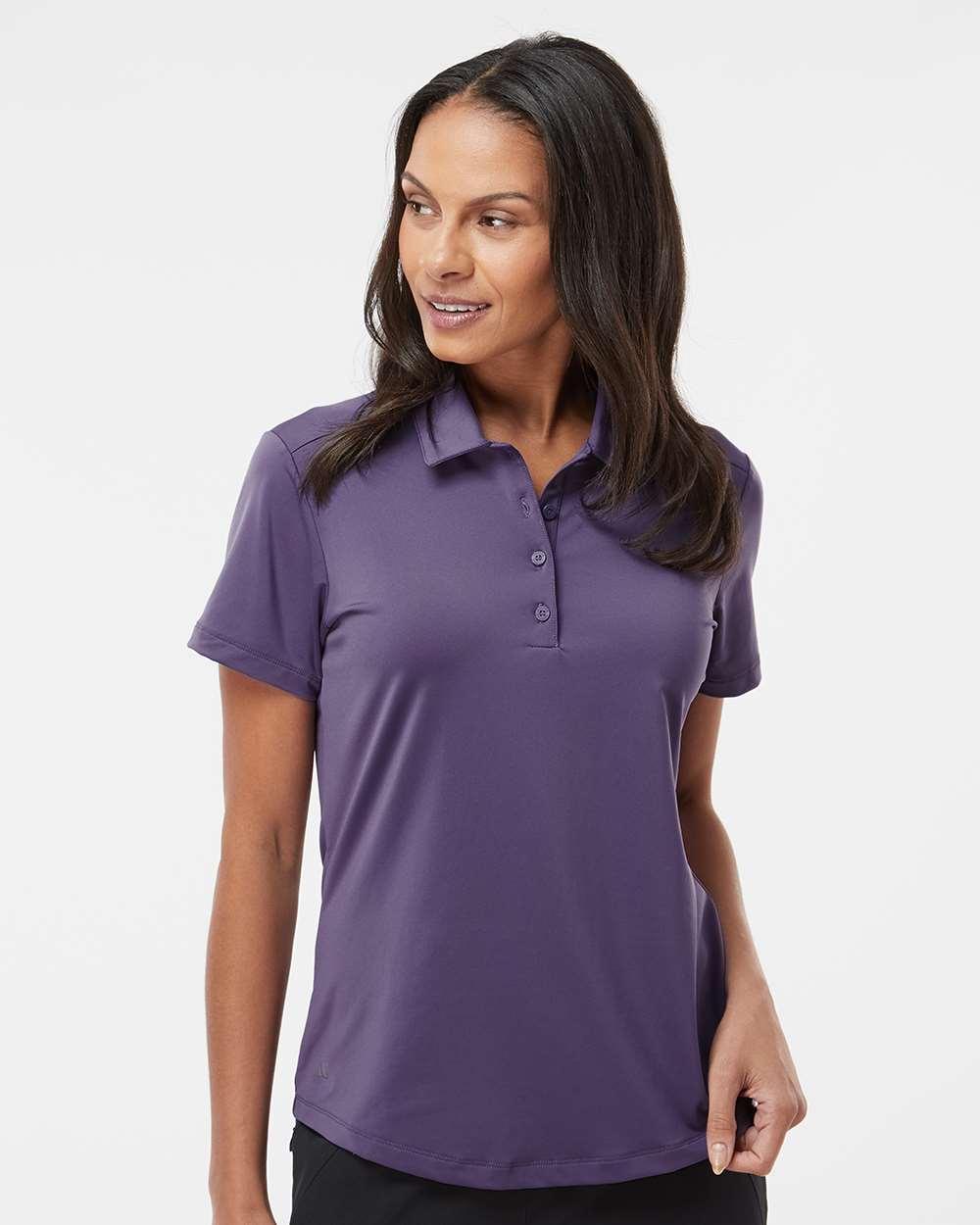 adidas Women's Ultimate365 Solid Polo in Tech Purple, style A515