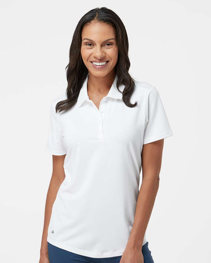 adidas Women's Ultimate365 Solid Polo in White, style A515