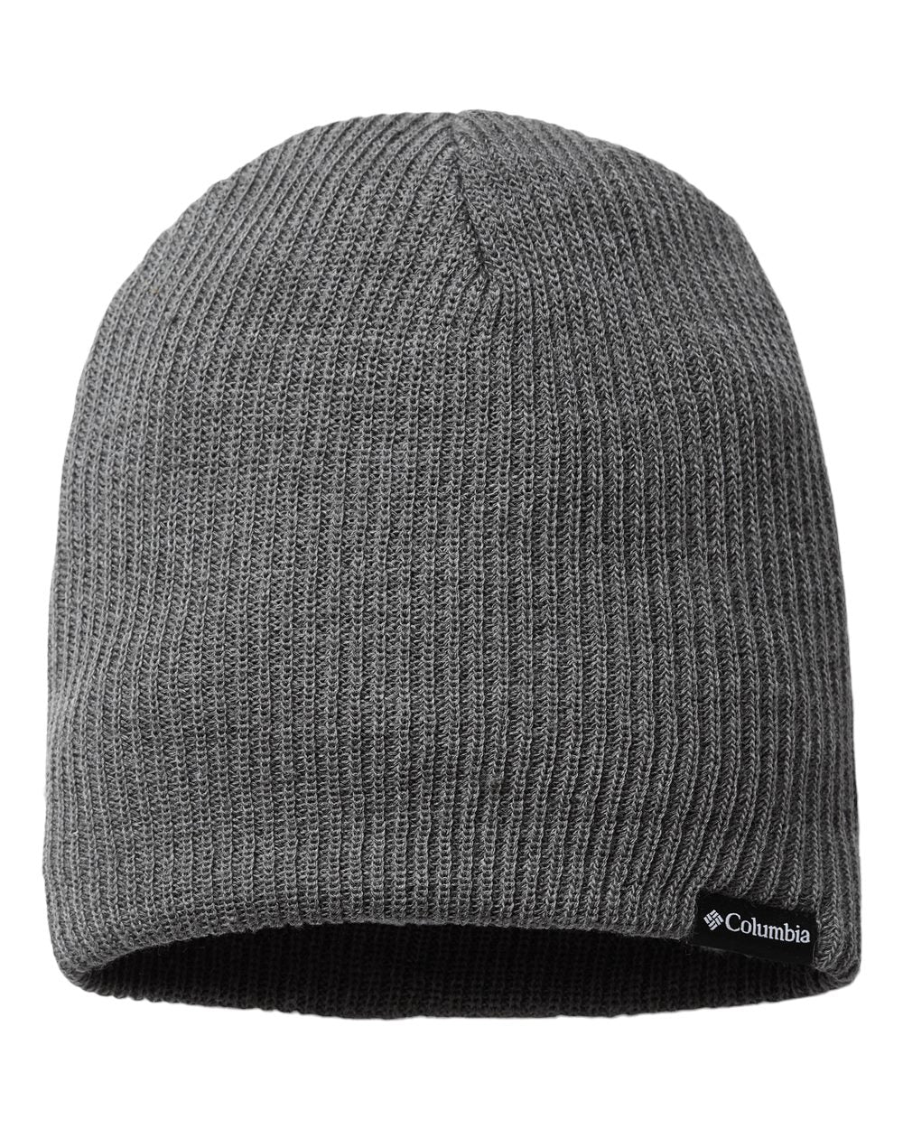 Columbia Ale Creek Beanie blank in Charcoal Heather, style 168220