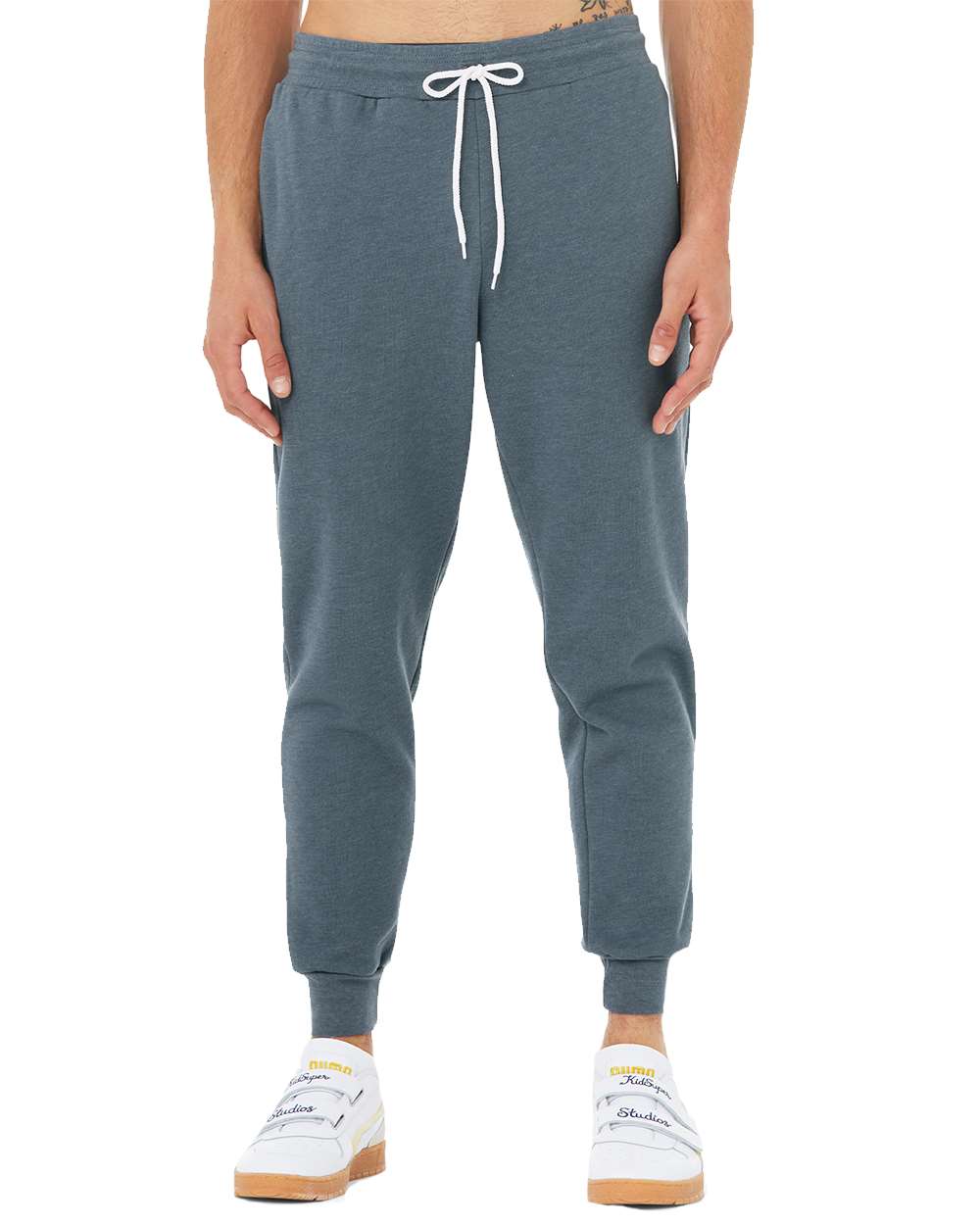 Bella+Canvas 3727 Unisex Sponge Fleece Joggers in Heather Slate