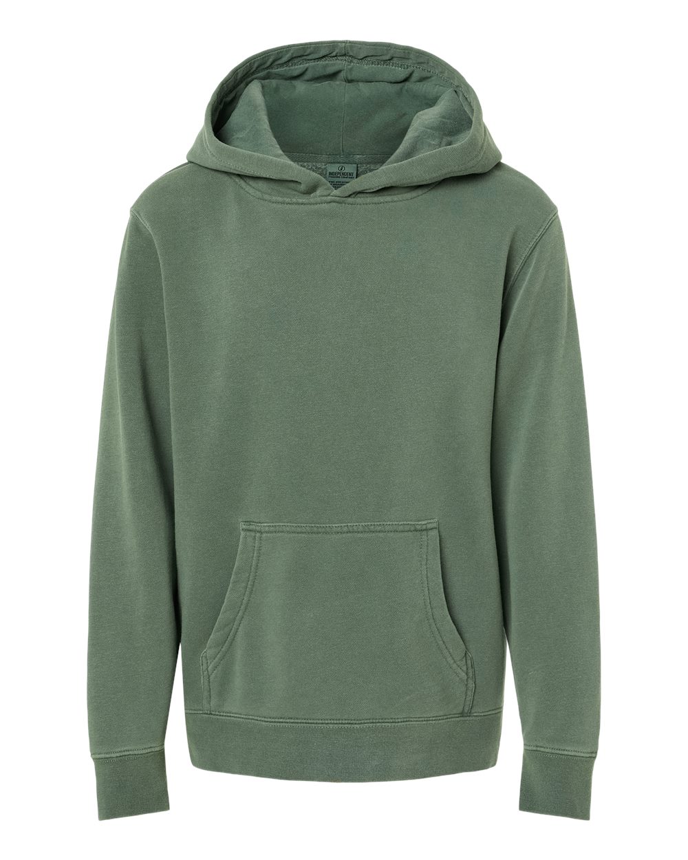 Independent Trading Co. PRM1500Y Youth Pigment-Dyed Hoodie in Pigment Alpine Green