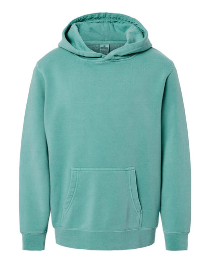 Independent Trading Co. PRM1500Y Youth Pigment-Dyed Hoodie in Pigment Mint