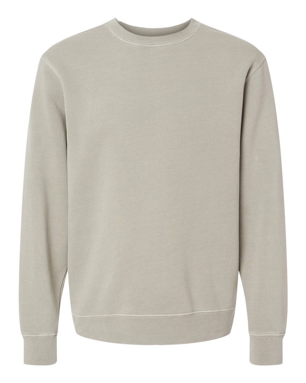 Independent Trading Co. PRM3500 Midweight Pigment-Dyed Crewneck in Pigment Cement