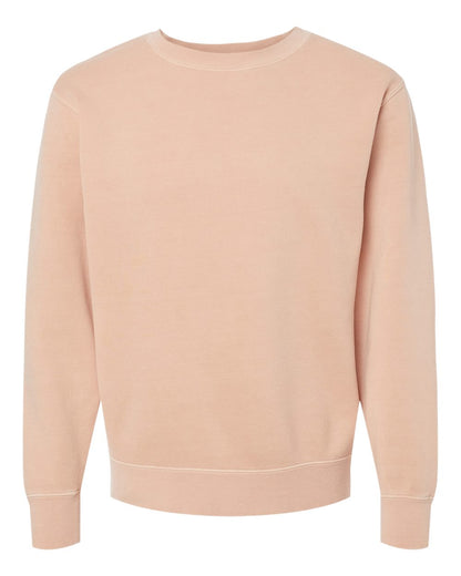 Independent Trading Co. PRM3500 Midweight Pigment-Dyed Crewneck in Pigment Dusty Pink