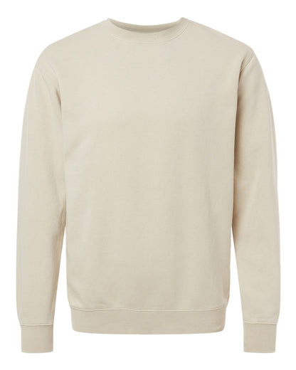 Independent Trading Co. PRM3500 Midweight Pigment-Dyed Crewneck in Pigment Ivory