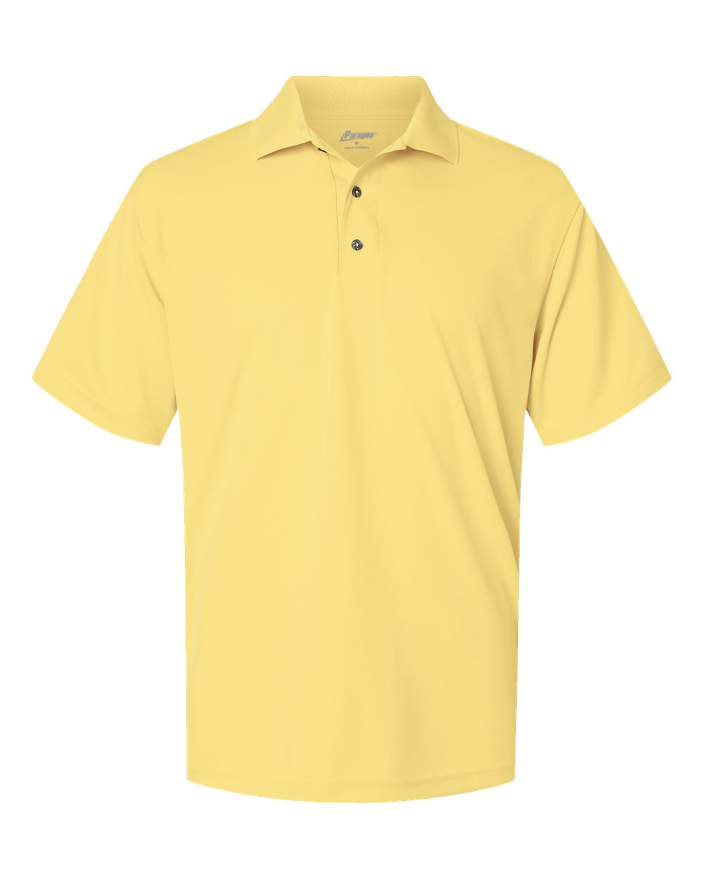Paragon Men's Saratoga Performance Mini Mesh Polo blank in Butter, style 100