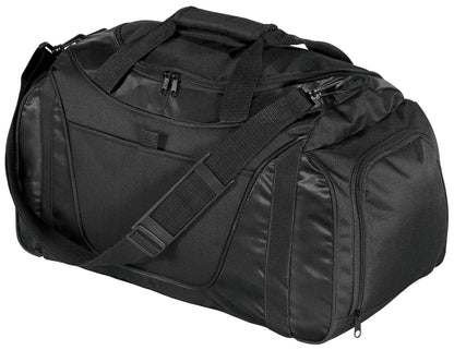 Port Authority Small Two-Tone Duffel BG1040 - Black/ Black