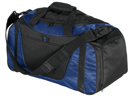 Port Authority Small Two-Tone Duffel BG1040 - Navy/ Black