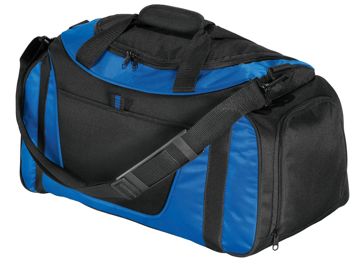 Port Authority Small Two-Tone Duffel BG1040 - Royal/ Black