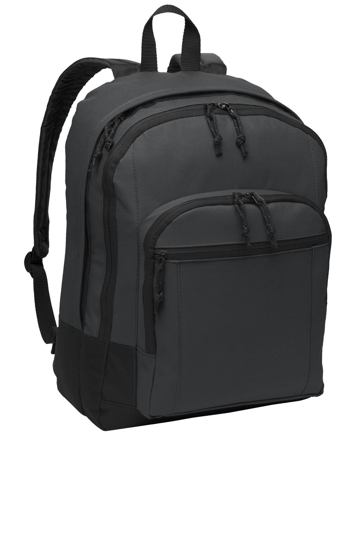 Port Authority Basic Backpack BG204 - Dark Charcoal