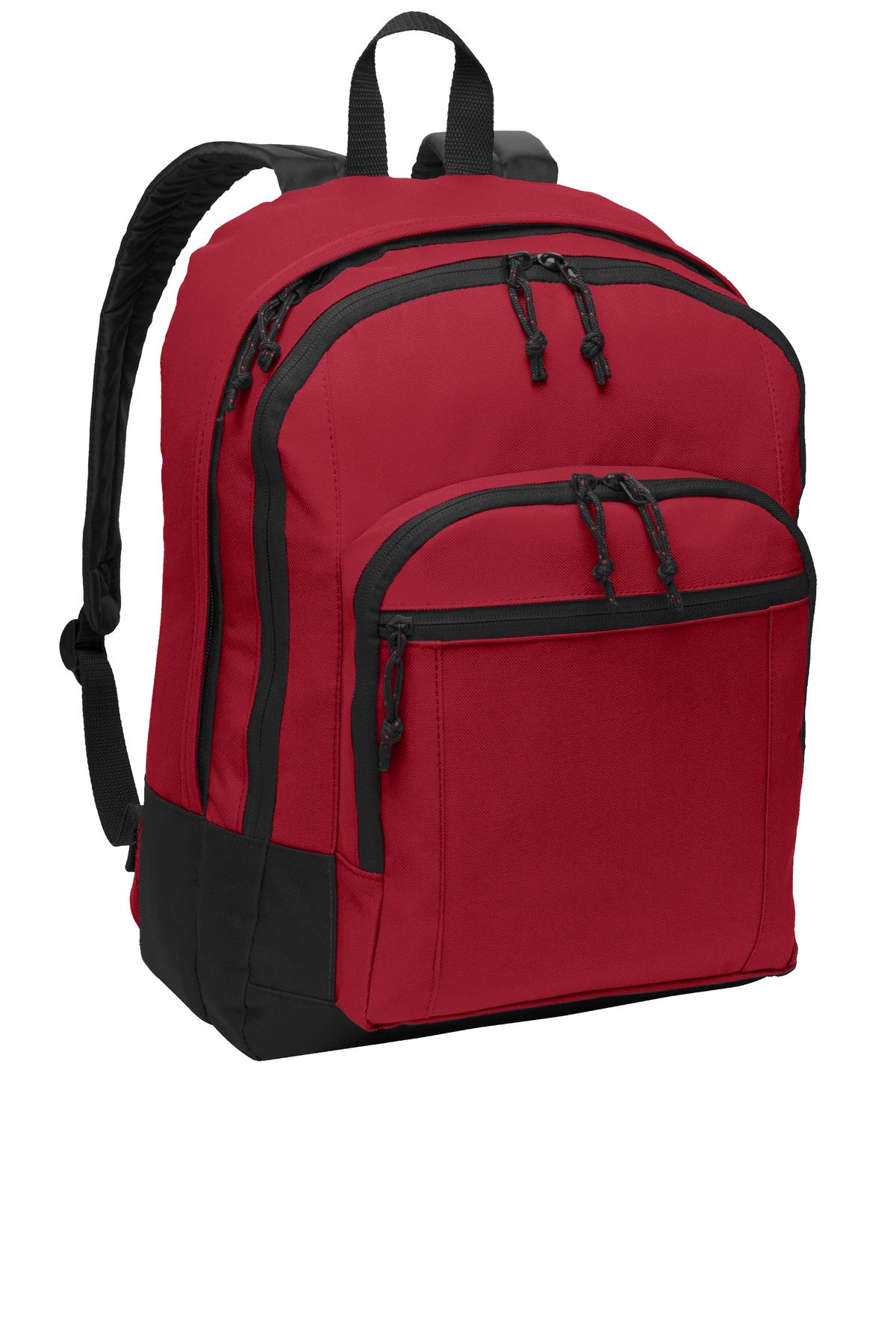 Port Authority Basic Backpack BG204 - Red