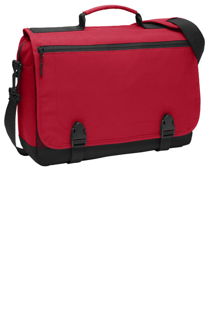Port Authority Messenger Briefcase BG304 - Chili Red