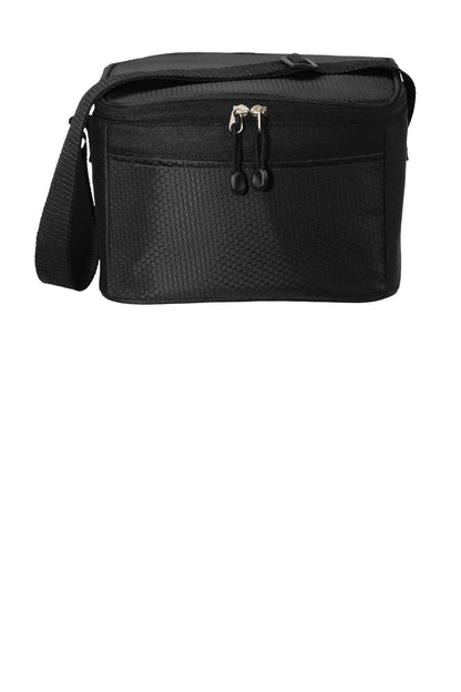 Port Authority 6-Can Cube Cooler BG512 - Black/ Black