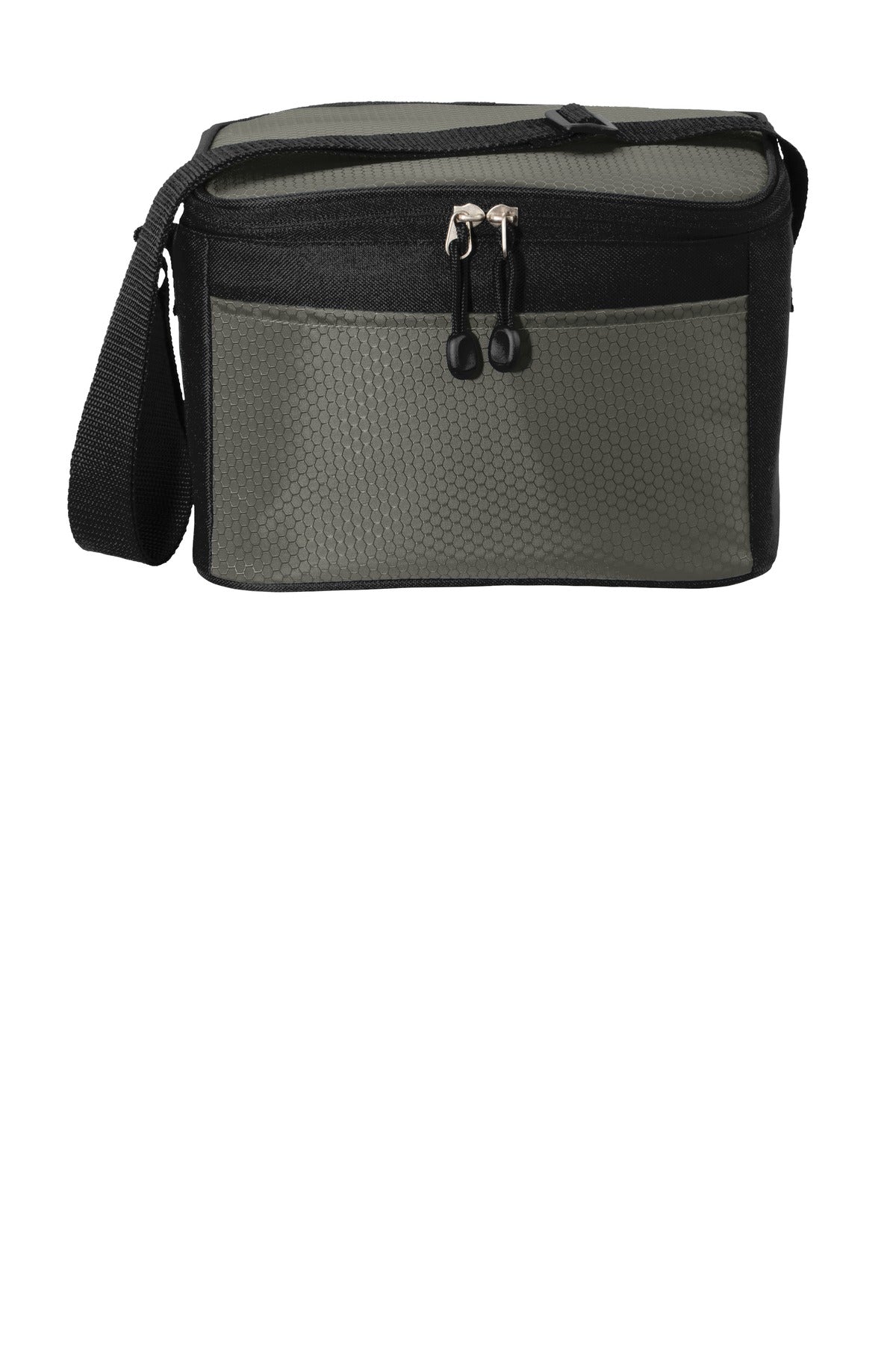 Port Authority 6-Can Cube Cooler BG512 - Grey/ Black