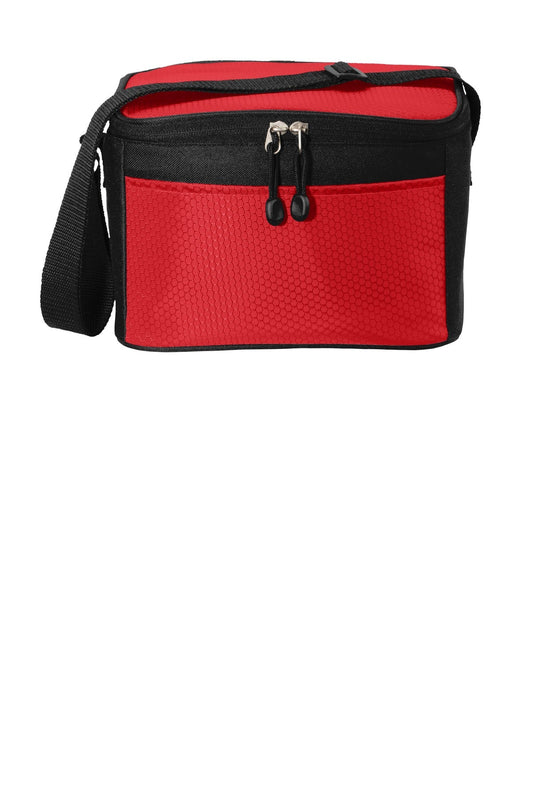 Port Authority 6-Can Cube Cooler BG512 - Red/ Black