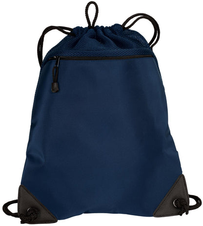 Port Authority Cinch Pack with Mesh Trim BG810 - Navy