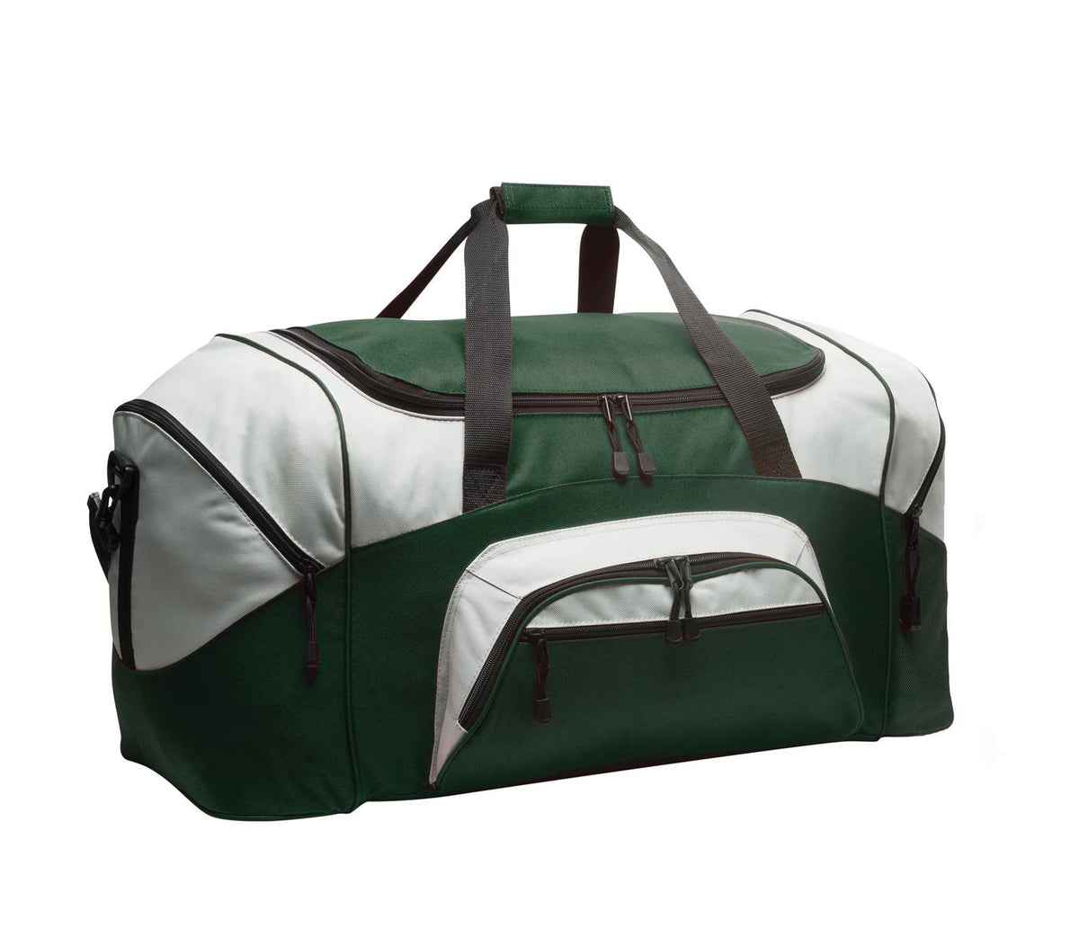 Port Authority Standard Colorblock Sport Duffel BG99 - Hunter/ Grey